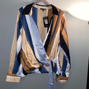 Fashion Nova Wrap Top